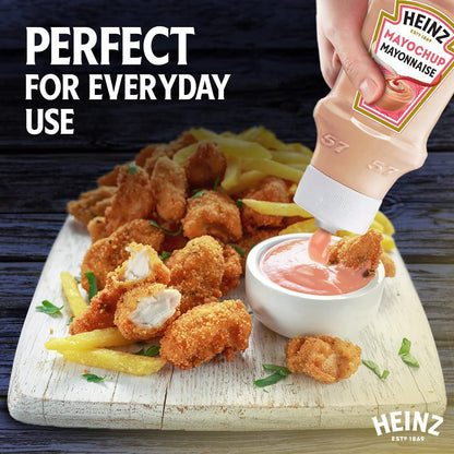 Heinz Delicious Mayochup Mayonnaise, 400ml - Heinz's tasty Mayochup in a larger 400ml bottle.