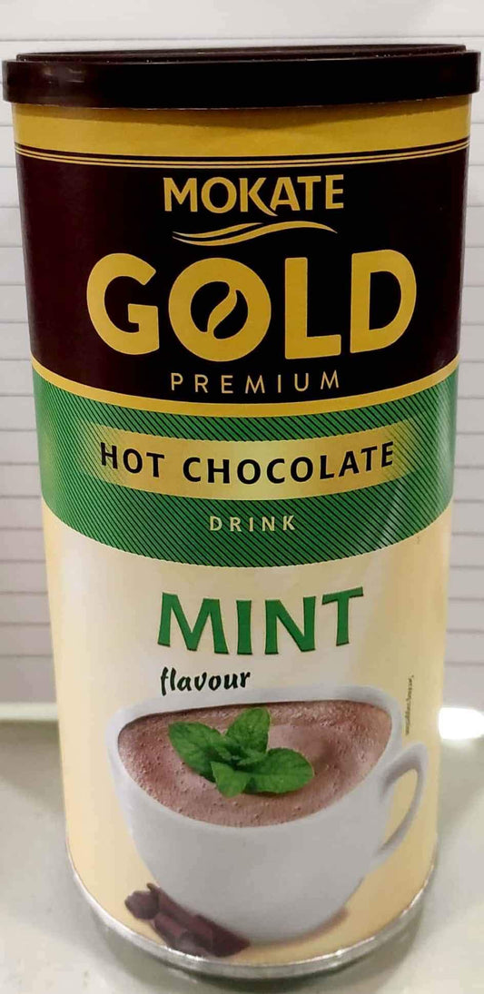 Mokate Gold Hot Chocolate Drink Mint Flavour Jar, 150g - "Minty Hot Choco Joy!"