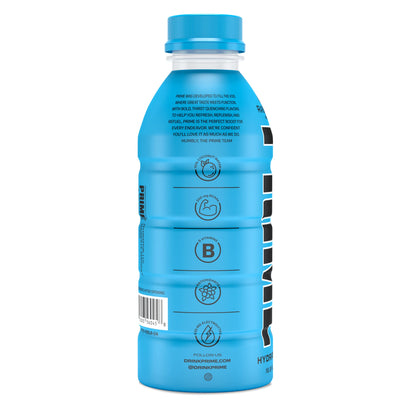 Prime Blue Raspberry Hydration Drink, 16.9 fl oz â„® 500 ml, 12 Pack - Stay hydrated with blue raspberry!