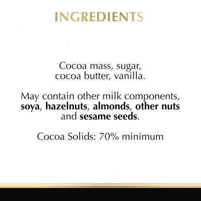 LINDT EXCELLENCE 70% Cocoa Extra Fine Dark Chocolate 100g