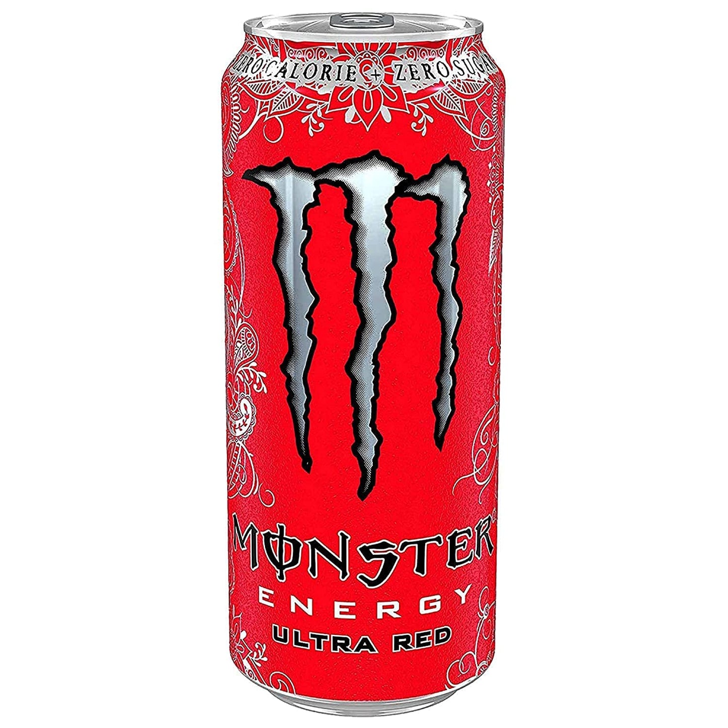 Monster Energy Ultra Red Zero Calorie Energy Drink Pack of 2 Pet Bottle, 2 x 500 ml - "Zero Red Energy!"