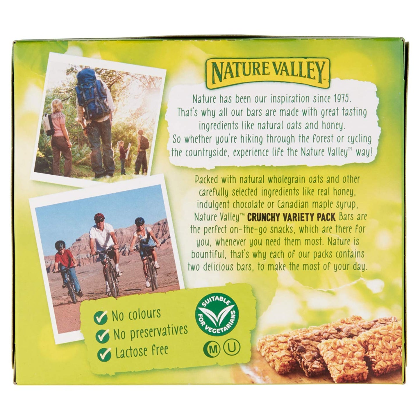 Nature Valley Variety Pack Cereal Bars, 210Gram (2Xcanadian Maple Syrup+1Xoats & Dark Chocolate+2Xoats & Honey Bars) - "Cereal Bar Variety Pack!"