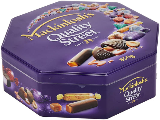 Mackintosh's Quality Street Tin 850g - "Tin of Delights!"