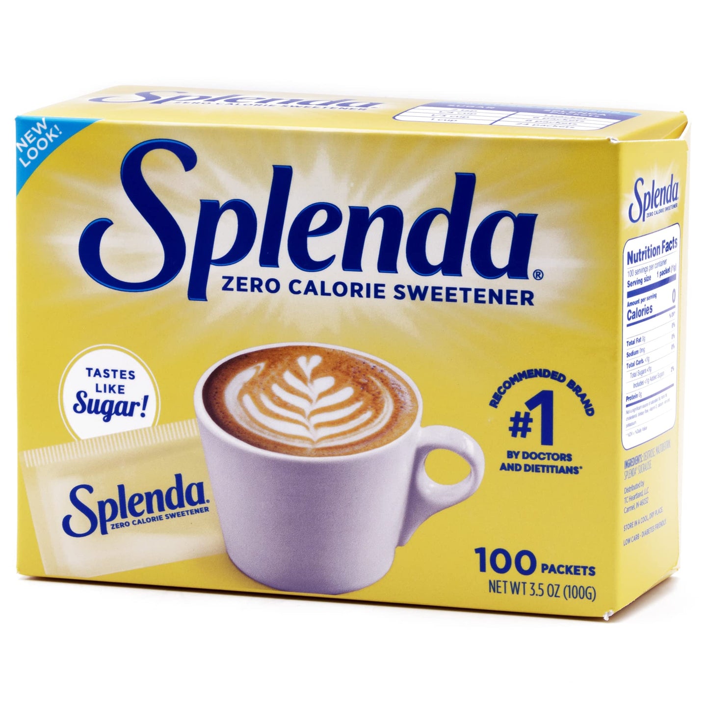 Splenda No Calorie Sweetener - 100 Sachets