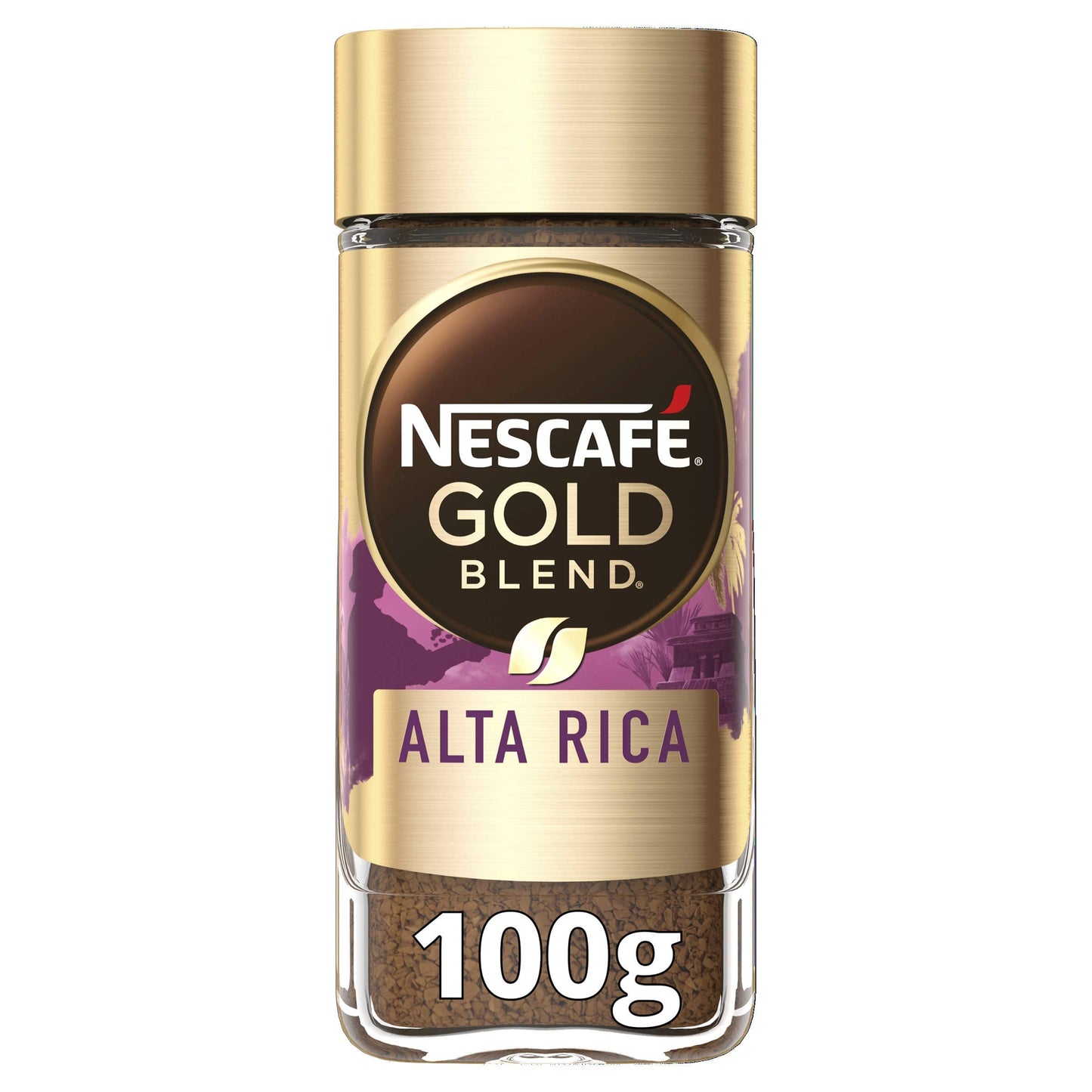 Nescafe Gold Alta Rica Instant Ground Coffee Jar, 100 G - "Gold Alta Rica Coffee!"