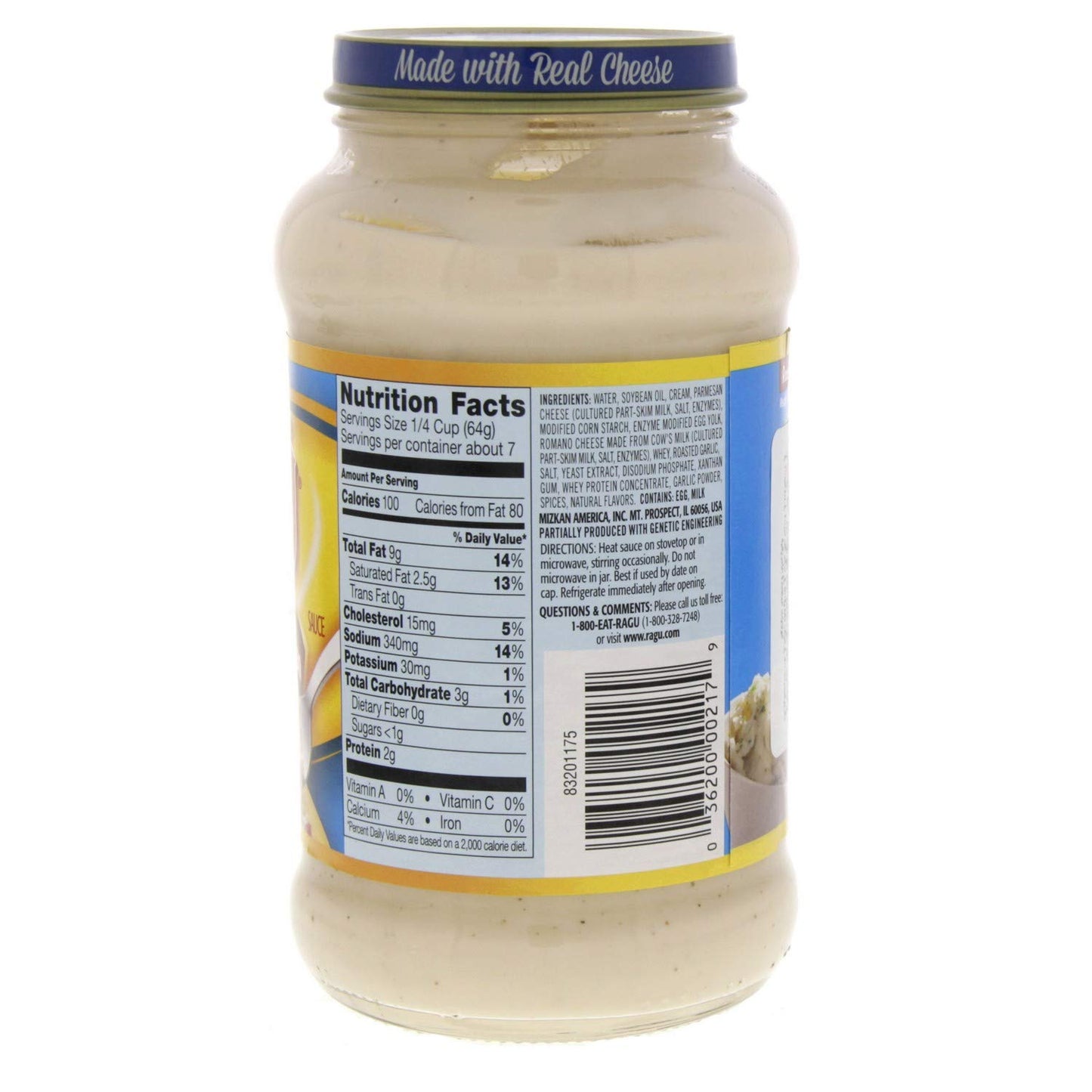 Ragu Cheese Creations Roasted Garlic Sauce - 453g (24oz) - Roasted garlic sauce, 453g!