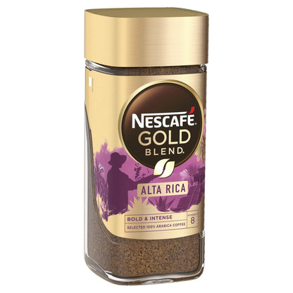 Nescafe Gold Alta Rica Instant Ground Coffee Jar, 100 G - "Gold Alta Rica Coffee!"