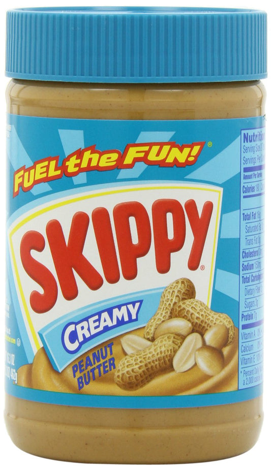 Skippy Peanut Butter - Creamy - 16.3-Ounce Jars - Pack of 6