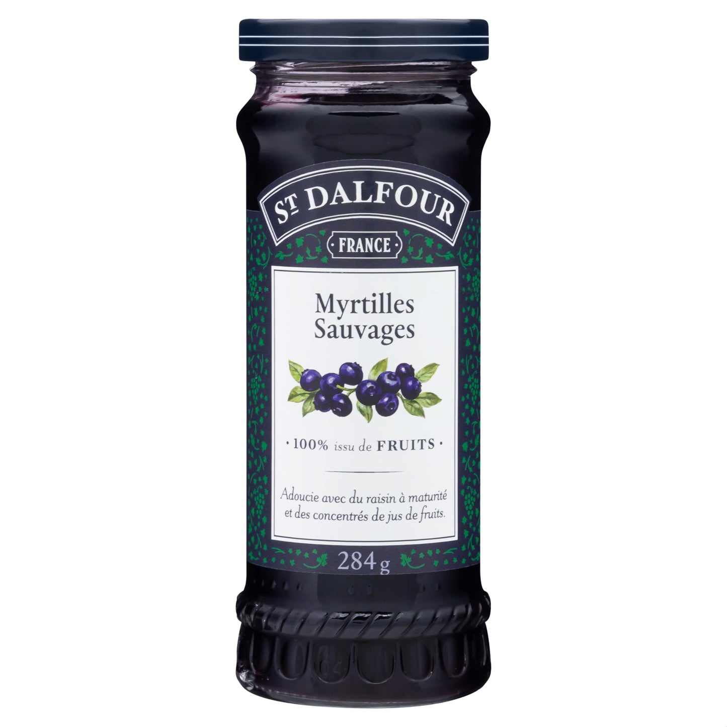 St Dalfour France WILD Blueberry (No added Sugar), 284g