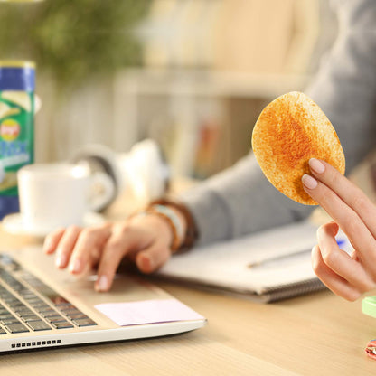 Lay's STAX Sour Cream and Onion Flavoured Potato Crisps 155.9g - "Sour Cream Goodness!"