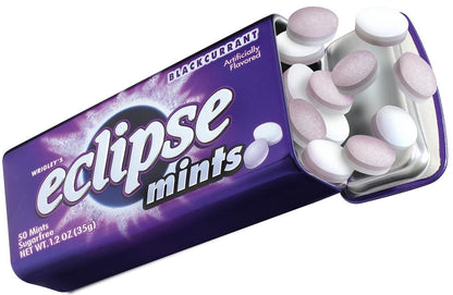 Wrigley's Eclipse Blackcurrant Sugar-Free Mint Tin - 35g - Experience Intense Freshness!