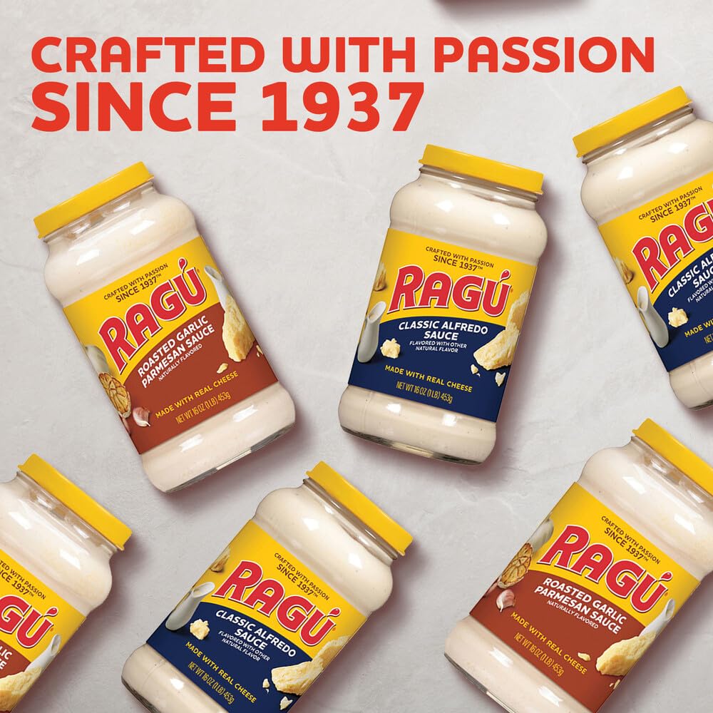 RAGÃš Cheesy Classic Alfredo Sauce, 453Gram - Classic Alfredo sauce, 453g!