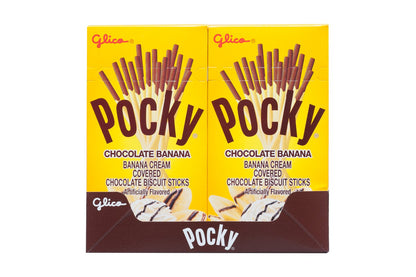 Pocky Biscuit Stick, Chocolate Banana Flavor - "Banana-choco bliss!"