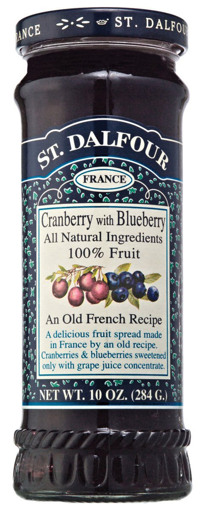 St Dalfour Fruit Preserve, Cranberry, 284g