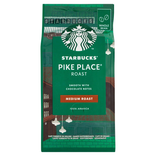 Starbucks Pike Place Medium Roast Whole Beans, 200g