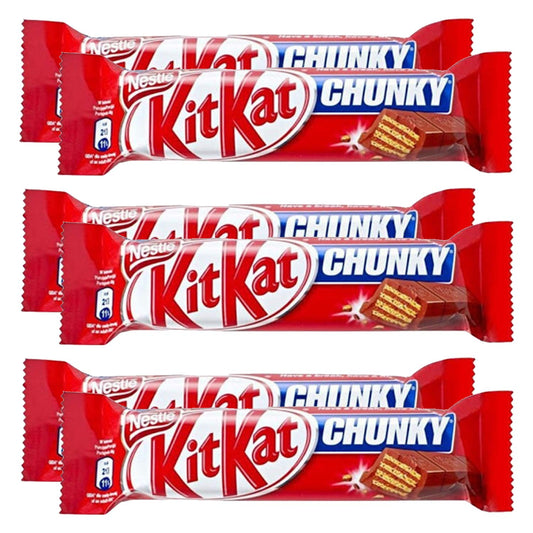 KIT KAT Chunky Milk Chocolate - 6 Pack, 6 x 40 g - Satisfy your cravings with Kit Kat Chunky Milk Chocolate, 6-pack, 6 x 40g.