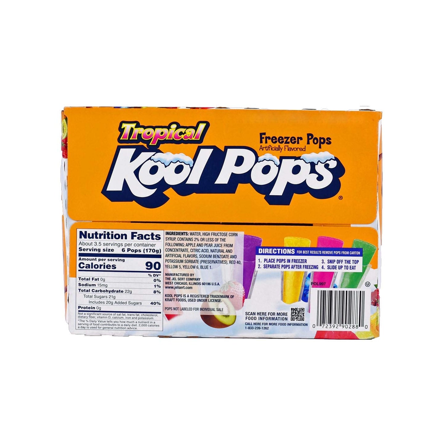 Tropical Kool Pops Freezer Pops - Beat the Heat with Exotic Refreshment!