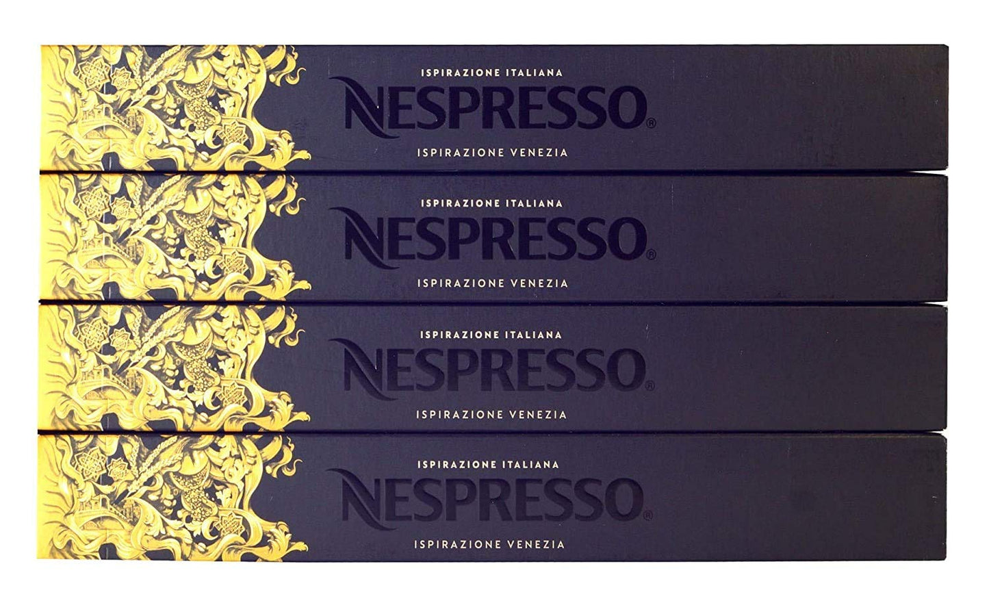 Nespresso Original Line (European Version) Ispirazione Italiana: Venezia (4 Sleeve, 40 Pods) - "Ispirazione Italiana Venezia - 40 Pods of European Coffee Magic!"