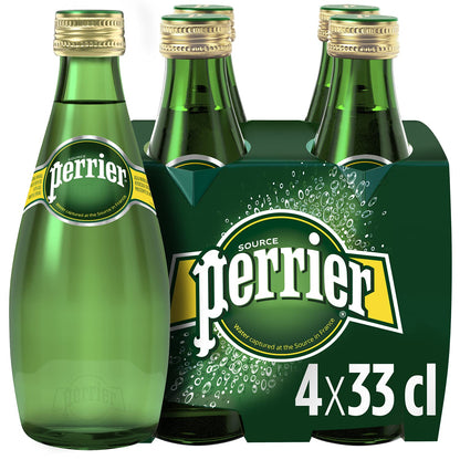 Perrier Sparkling Water - 330ml Bottle - "Bubbly Perrier in a handy bottle!"