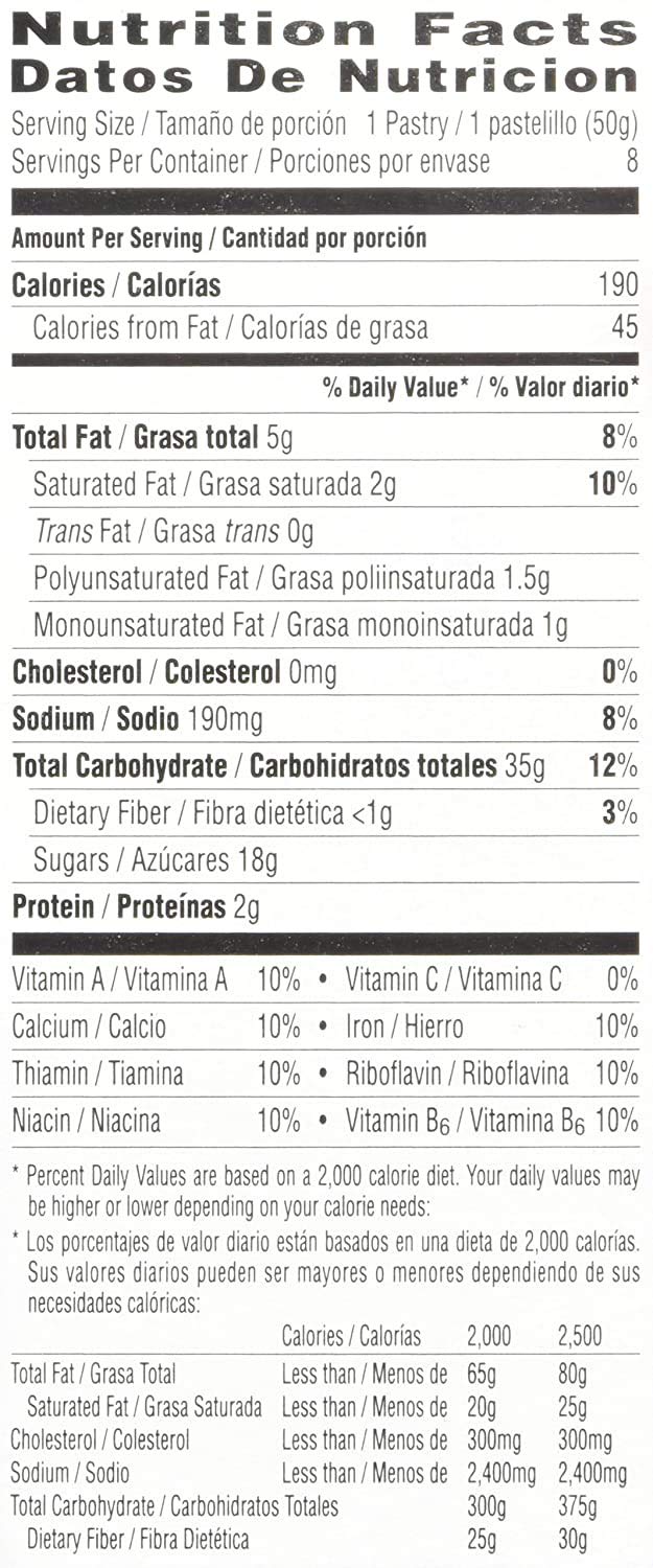 Pop Tarts Frosted Chocolate Chip Cookie Dough Pouch, 400 g - "Chocolate chip cookie dough fun!"