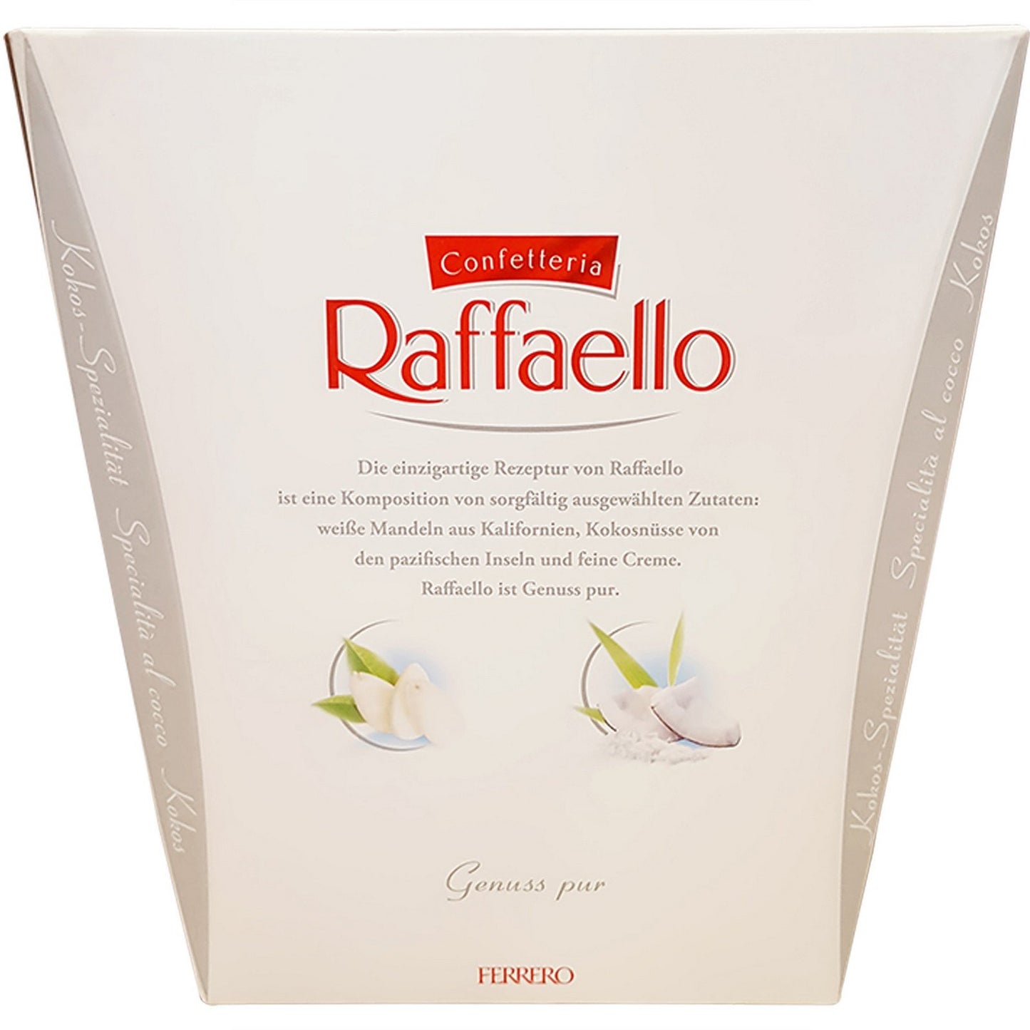 Ferrero Chocolate Truffles - Raffaelo Coconut and Almond, 240g Carton - Coconut almond luxury!