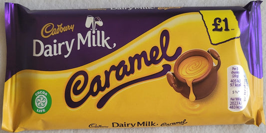 Cadbury Dairy Milk Caramel, 120 g - Caramel dream