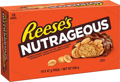 Reese's Nutrageous Bars 18 x 47g, 846 g - Nutty & Delicious!