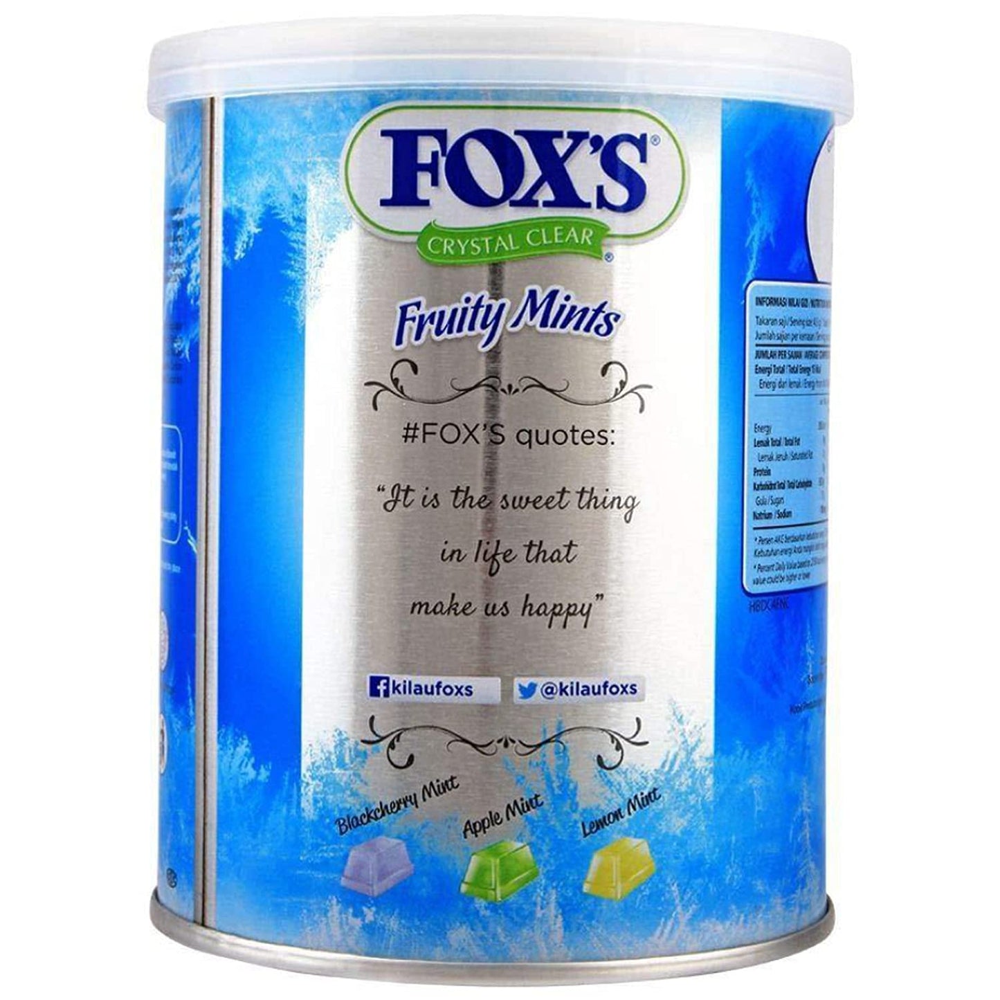 Fox's Crystal Clear Fruity Mints Candy, 6.35 oz ℮ 180 g - Fruity mints pack!