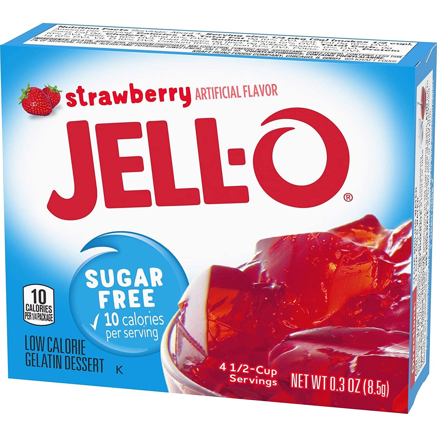 Savor the Sweetness with our Strawberry Artificial Flavor Jello Mix - 17g of Delight in Every Spoonful - Easy-to-Make Gelatin Dessert for Irresistible Treats!