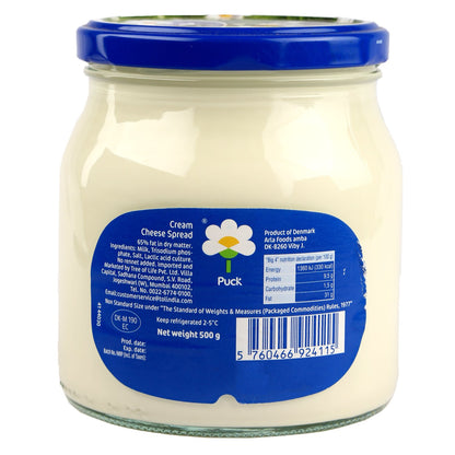 Puck Cream Cheese Spread, 500g - Smooth and creamy Puck cream cheese spread!