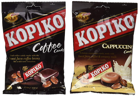 Kopiko Candy Variety Pack (Coffee and Cappuccino) - "Sweet Coffee Bliss!"