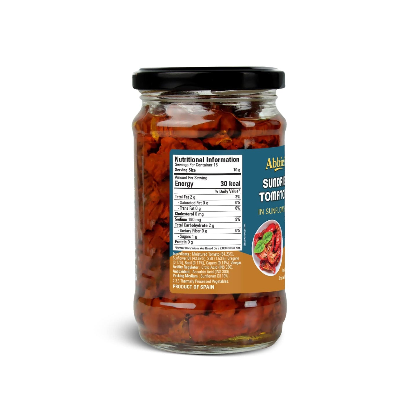 Abbie's Sundried Tomatoes, 280g, Product of Italy (Set of 3) - Triple the Italian Goodness!