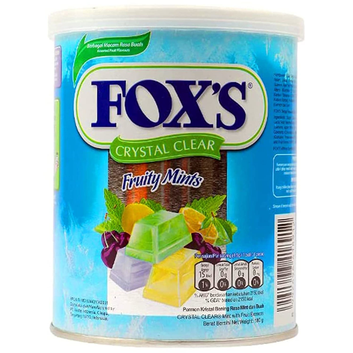 Fox's Crystal Clear Fruity Mints, 6.35 oz ℮ 180 g, 4 Pack - Four-pack fruity mints!