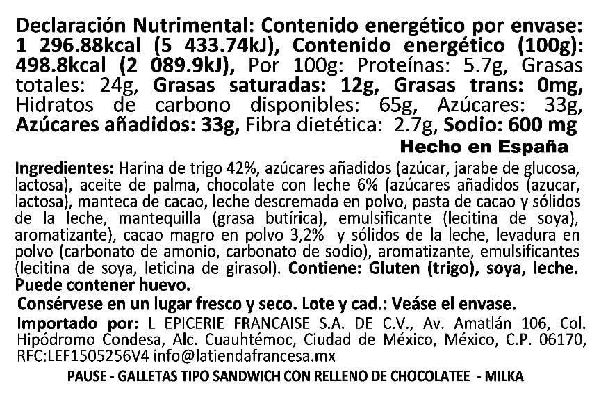 Milka Choco Pause Sandwich Biscuit 260g - "Pause for Choco!"