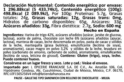 Milka Choco Pause Sandwich Biscuit 260g - "Pause for Choco!"