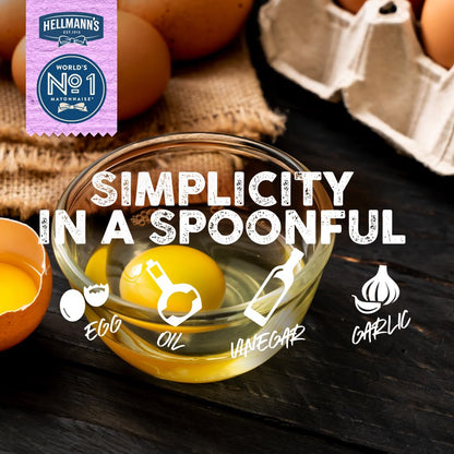 Hellmann's Garlic Mayonnaise, 235g - Garlic-infused mayonnaise for extra flavor.