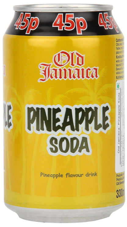 Old Jamaica Pineapple Soda, 330ml - "Tropical pineapple twist!"