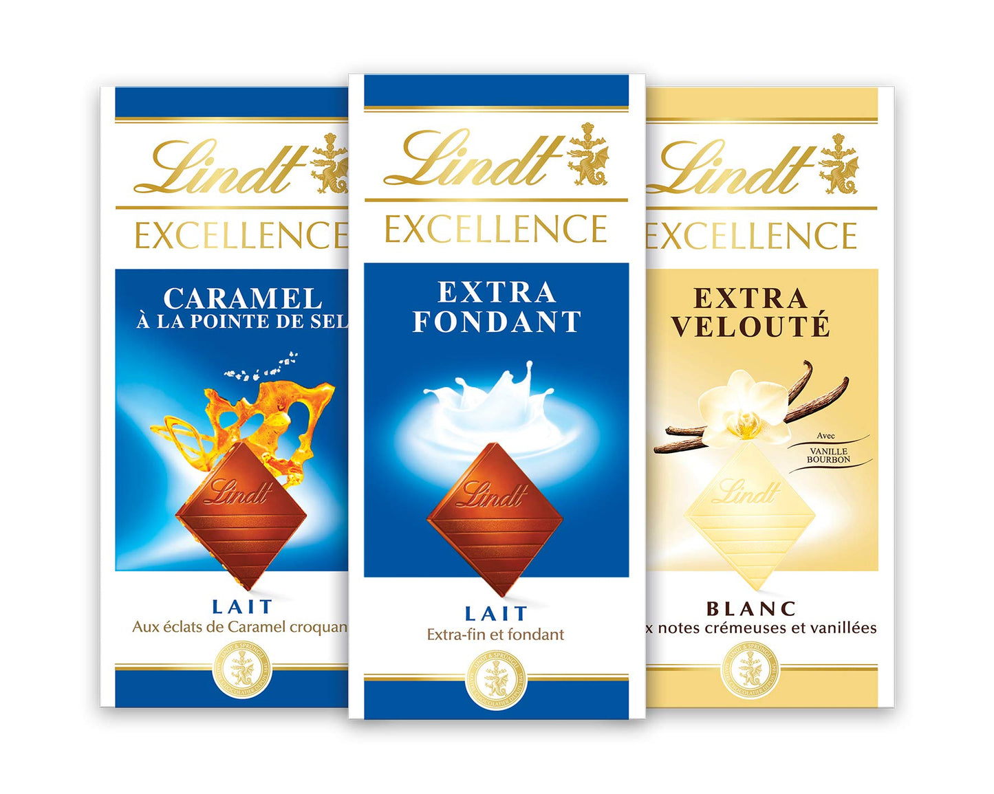 Lindt Excellence Sea Salt Caramel Milk Chocolate, 100g