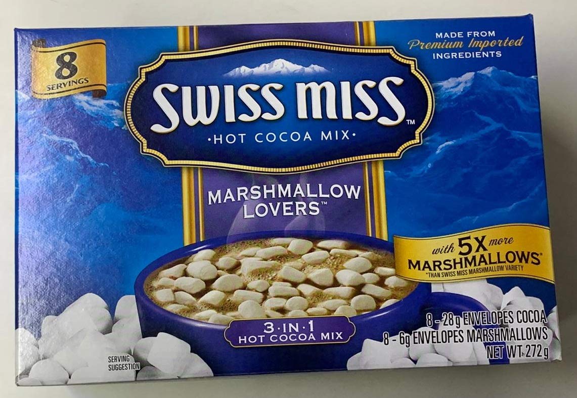 Swiss Miss Marshmallow Lovers 3 in 1 Hot Cocoa Mix 272gm