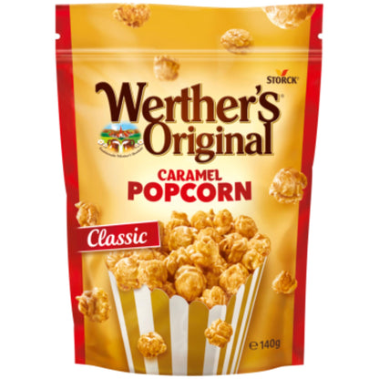 Storck Werther's Original Classic Caramel Popcorn Candy, 140g