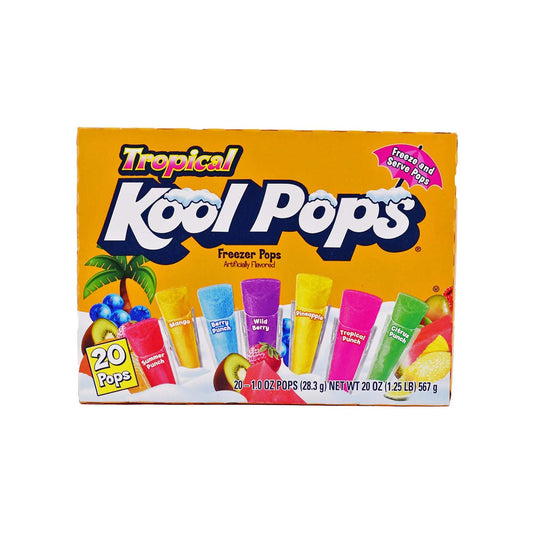 Kool Pops Tropical 20 Freezer Pop 567g - "Tropical Freeze Fun!"