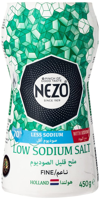 Nezo Low Sodium Salt, 450g - "Nezo Low Sodium Salt - 450g of Healthier, Flavorful Salt!"