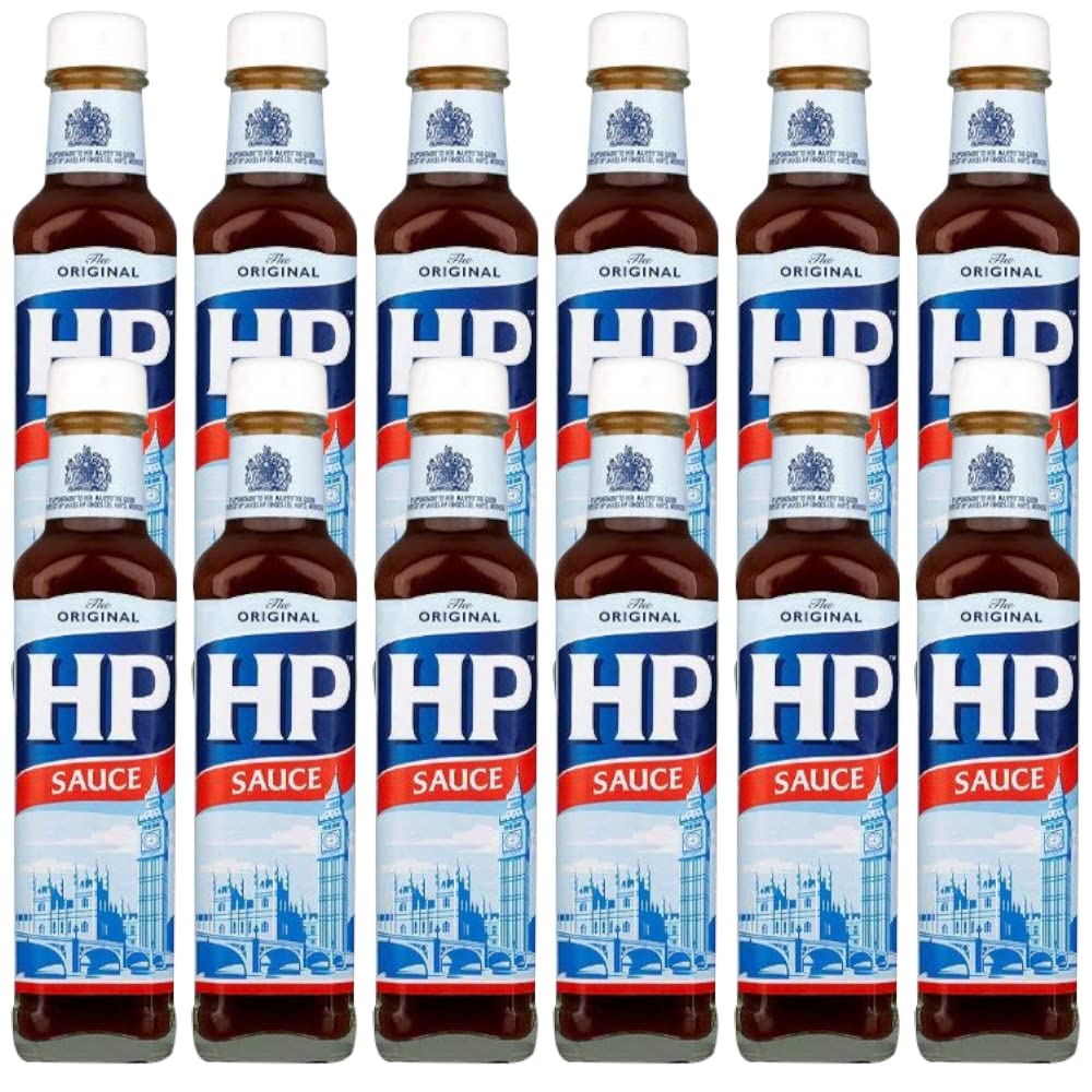 HP Brown Sauce, The Original, 8.99 oz / 255 g, 12 Pack - Classic HP brown sauce, 12-pack of 255g bottles.