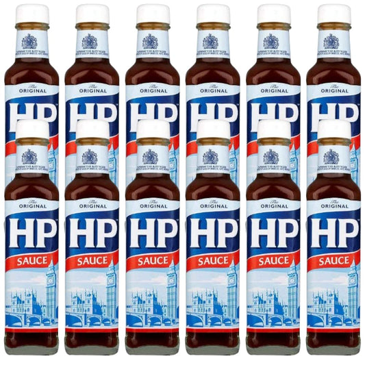 HP Brown Sauce, The Original, 8.99 oz / 255 g, 12 Pack - Classic HP brown sauce, 12-pack of 255g bottles.