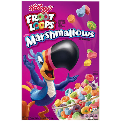 Kellogg's Marsh Froot Loops, 357g - Marshmallow fun in every bite with Kellogg's Marsh Froot Loops, 357g.