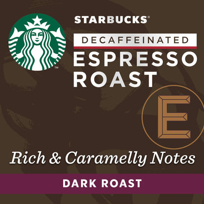 STARBUCKS Decaf Espresso Roast by Nespresso, 2.01 oz ℮ 57 g, 5 Pack