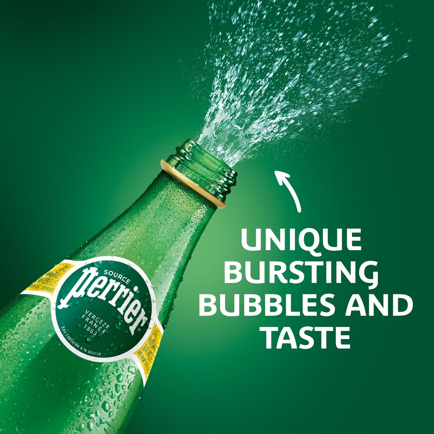 Perrier Sparkling Water - 330ml Bottle - "Bubbly Perrier in a handy bottle!"