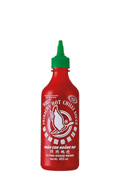 Flying Goose Sriracha Hot Chilli Sauce 455ml - Spicy and tangy!