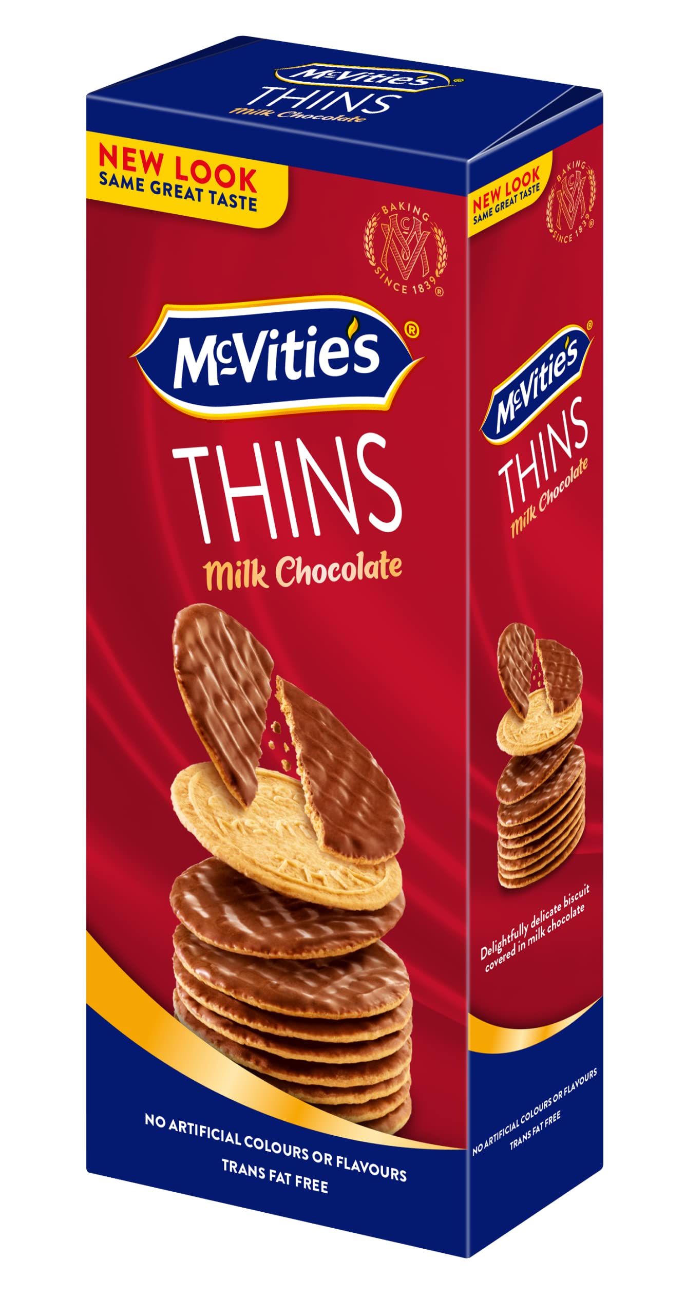 McVitie's Digestive Thins Milk Chocolate Biscuit, 150g - "Milk Chocolate Digestive Thins!"