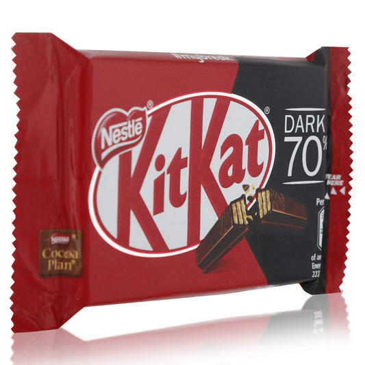 Nestle KitKat Dark (41.5 g) - Pack of 3 - "KitKat Dark - Pack of 3, 41.5g Each of Intense Dark Chocolate!"